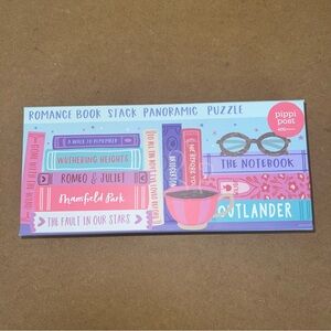 Pippi Post Romance Novels Bookshelf - 400 Piece Panoramic Jigsaw Puzzle